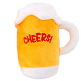 1PCS Cute Pet Plush Toy Creative Beer Bottle Cup Pet Squeaky Toy Pet Bite Toy Dog Bite Toy Simulation Funny Toy for Pet