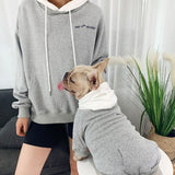 HSWLL spring and autumn Korean version of the pet family fitted Teddy two-legged clothes dog cat French Bulldog sweater