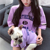 100% Cotton Family Dog Jumpsuit Pajamas Clothes For Small And Big Lovely