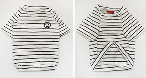 Family Clothes For Dog Small Big Large Dog Clothes Coat summer T  shirt Strip Dog Shirt Adult Shirt Dog Pajamas clothing