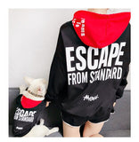 Fashion Family Clothes For Dog Pet Pitbull Dog Coat Jacket Clothes For Small Medium Dog Hoodie Shirt For Women Dog Pajamas