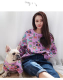 Fleece Family Clothes For Dog Parent-Child Matching Outfit Small Medium Dog Coat Jacket For Bulldog Pet Cat Pajamas Hoodie Shirt