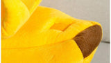 Banana Cat Pet Bed Dog Bed House Mat Durable Cozy Cute Cushion Basket Soft Warm Funny Portable Puppy Kitten mats Cat Kawaii Beds