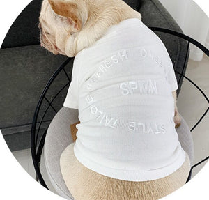 Spring Dog Hoodie Clothes Comfortable T-shirt For French Bulldog Clothes Dog Family Matching Costume Pet Parent-child Cloth