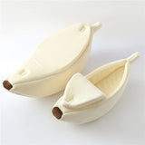 Banana Cat Pet Bed Dog Bed House Mat Durable Cozy Cute Cushion Basket Soft Warm Funny Portable Puppy Kitten mats Cat Kawaii Beds