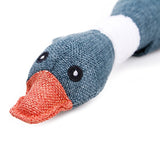 Cartoon Wild Goose Plush Dog Toys Resistance To Bite Squeaky Sound Pet Toy For Cleaning Teeth Puppy Dogs Chew Supplies