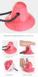 Molar Bite Interactive Dog Toy with Durable Rope and Suction Cup for Pulling/Chewing/Teeth Cleaning Self Playing Tog for Dogs