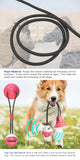 Molar Bite Interactive Dog Toy with Durable Rope and Suction Cup for Pulling/Chewing/Teeth Cleaning Self Playing Tog for Dogs