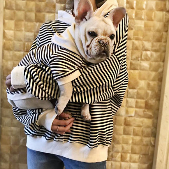 Spring new dog sweater tide brand clothes family Adult pet casual parent-child clothing