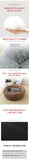 Round Long Plush Dog Beds for Large Dogs Pet Products Cushion Super Soft Fluffy Comfortable Cat Mat Supplies Accessories