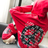 Winter Warm Fleece Family Clothes For Dog Parent-Child Outfit Costume Small Medium Dog Coat Jacket Shirt Pet Cat Pajamas Hoodie