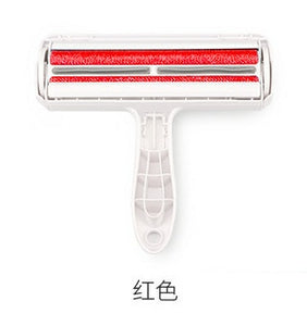 2-Way Pet Hair Remover Roller Removing Dog Cat Hair From Furniture Self-cleaning Lint Pet Hair Remover One Hand Operate