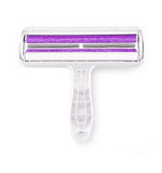 2-Way Pet Hair Remover Roller Removing Dog Cat Hair From Furniture Self-cleaning Lint Pet Hair Remover One Hand Operate