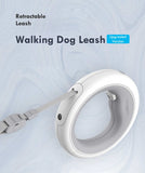 LUMEN™ -  Retractable Pet Leash Ring Flexible 3.0m Dog Traction Rope Pet Collar LED Night Light Walk Out Rope