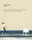 LUMEN™ -  Retractable Pet Leash Ring Flexible 3.0m Dog Traction Rope Pet Collar LED Night Light Walk Out Rope