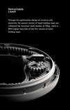 LUMEN™ -  Retractable Pet Leash Ring Flexible 3.0m Dog Traction Rope Pet Collar LED Night Light Walk Out Rope