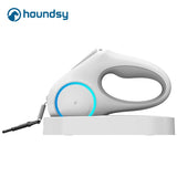 2021 Houndsy Pet Leash Dog Traction Rope Flexible Ring Shape 3m / 4.5m with Rechargeable LED Night Light