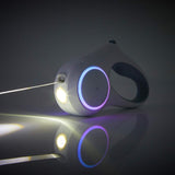 2021 Houndsy Pet Leash Dog Traction Rope Flexible Ring Shape 3m / 4.5m with Rechargeable LED Night Light