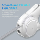 2021 Houndsy Pet Leash Dog Traction Rope Flexible Ring Shape 3m / 4.5m with Rechargeable LED Night Light