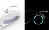 2021 Houndsy Pet Leash Dog Traction Rope Flexible Ring Shape 3m / 4.5m with Rechargeable LED Night Light