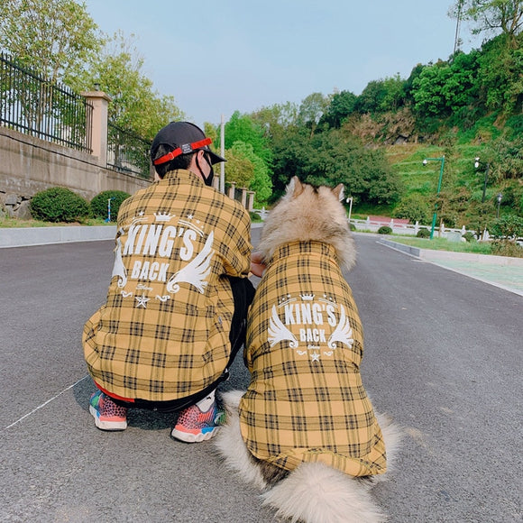 TLB Design Family Dog Shirt Spring and Summer Thin Teddy Cat Bullfighting Golden Retriever Alasama Dog Clothes Four Seasons