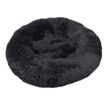Round Long Plush Dog Beds for Large Dogs Pet Products Cushion Super Soft Fluffy Comfortable Cat Mat Supplies Accessories