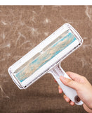 2-Way Pet Hair Remover Roller Removing Dog Cat Hair From Furniture Self-cleaning Lint Pet Hair Remover One Hand Operate