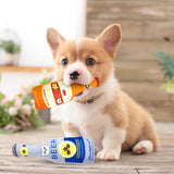Dog Squeaky Toy Pet Novelty Chewing Toy Dog Interactive Toy Puppy Molar Toy Pet Plush Toy Beer Toys