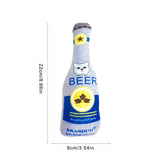Dog Squeaky Toy Pet Novelty Chewing Toy Dog Interactive Toy Puppy Molar Toy Pet Plush Toy Beer Toys