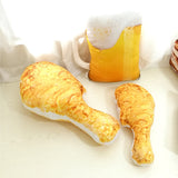 Drop shipping Simulation Food Shape Plush Pillow Creative Cake Coffee Beer Plush Toys Stuffed Cushion Home Decor Gifts for Kids
