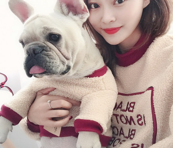 Family clothing for pet and owner dog hoodies parent-pet outfit French Bulldog attire dogs cat autumn spring dogs clothes