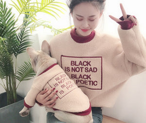 Family clothing for pet and owner dog hoodies parent-pet outfit French Bulldog attire dogs cat autumn spring dogs clothes