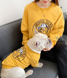 Family clothing for pet and owner dog hoodies parent-pet outfit French Bulldog attire dogs cat autumn spring dogs clothes