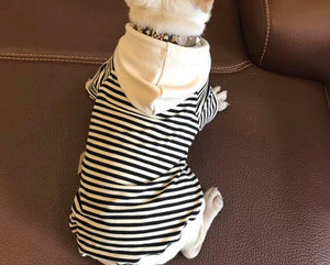 Family Clothes For Dog Small Big Large Dog Clothes Coat Jacket Strip Dog Hoodie Shirt Adult Hoodie Shirt Dog Pajamas clothing