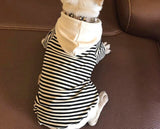 Family Clothes For Dog Small Big Large Dog Clothes Coat Jacket Strip Dog Hoodie Shirt Adult Hoodie Shirt Dog Pajamas clothing