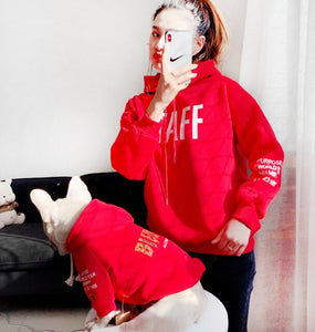 Family Clothes For Dog hoodie Small Large Dog Clothes Coat Jacket Dog Hoodie Shirt Adult Hoodie Dog fashion