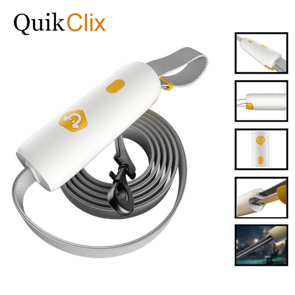 QuikClix™ - Dog Leash With One Button Quick Release